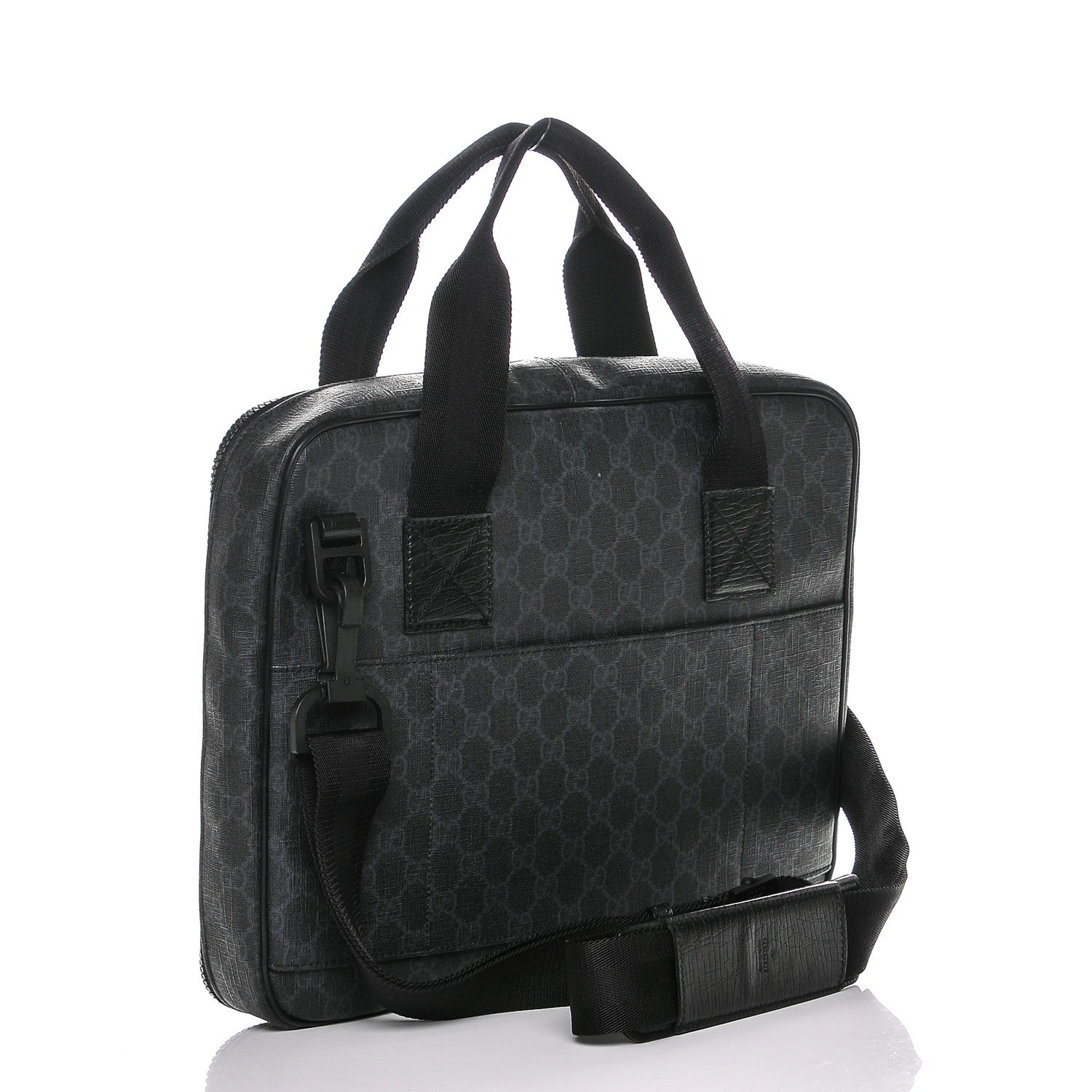 Gucci GG Plus Monogram Medium Computer Case Black 3 of 6