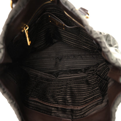 Prada Tessuto Nylon Gaufre Tote Militare 5 of 12