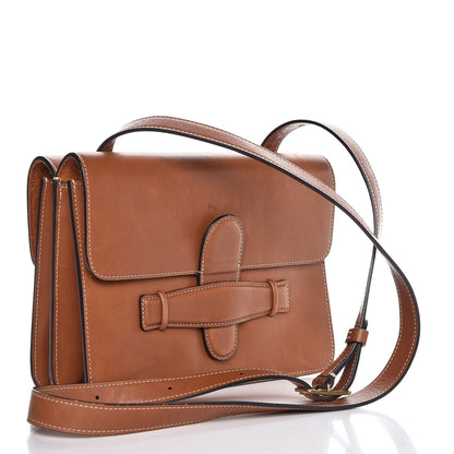Celine Natural Calfskin Medium Symmetrical Bag Chestnut 3 of 18