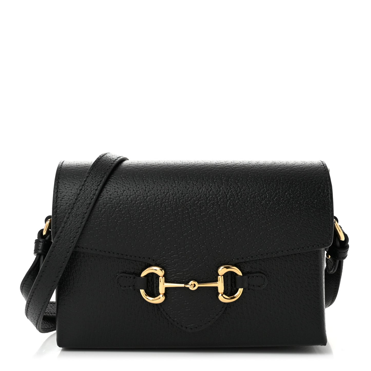 Calfskin Horsebit 1955 Shoulder Bag Black