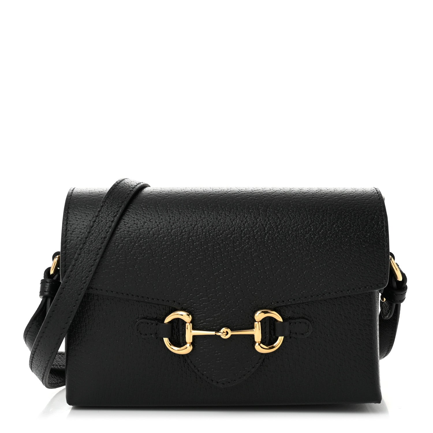 Gucci Calfskin Horsebit 1955 Shoulder Bag Black 1 of 11