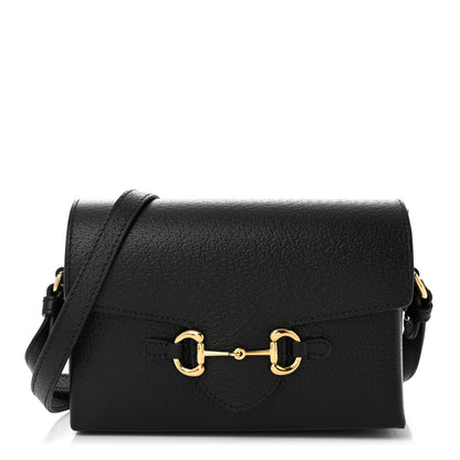 Gucci Calfskin Horsebit 1955 Shoulder Bag Black 1 of 11
