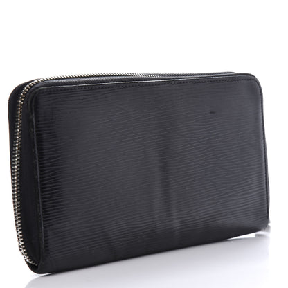Louis Vuitton Epi Zippy Organizer Wallet Black 3 of 12
