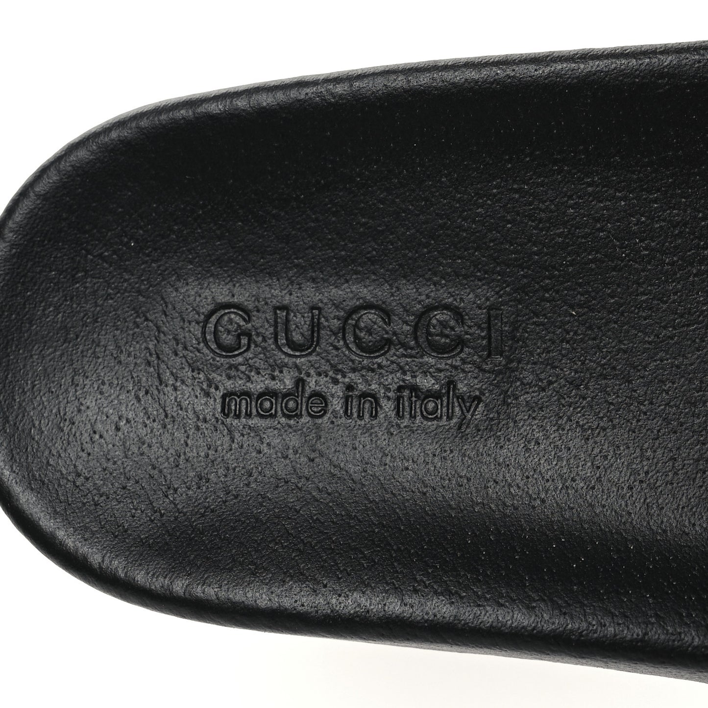 Econyl Nylon Demetra GG Monogram Mens Off the Grid Slide Sandals 5 Black