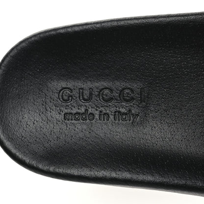 Gucci Econyl Nylon Demetra GG Monogram Mens Off the Grid Slide Sandals 5 Black 8 of 8