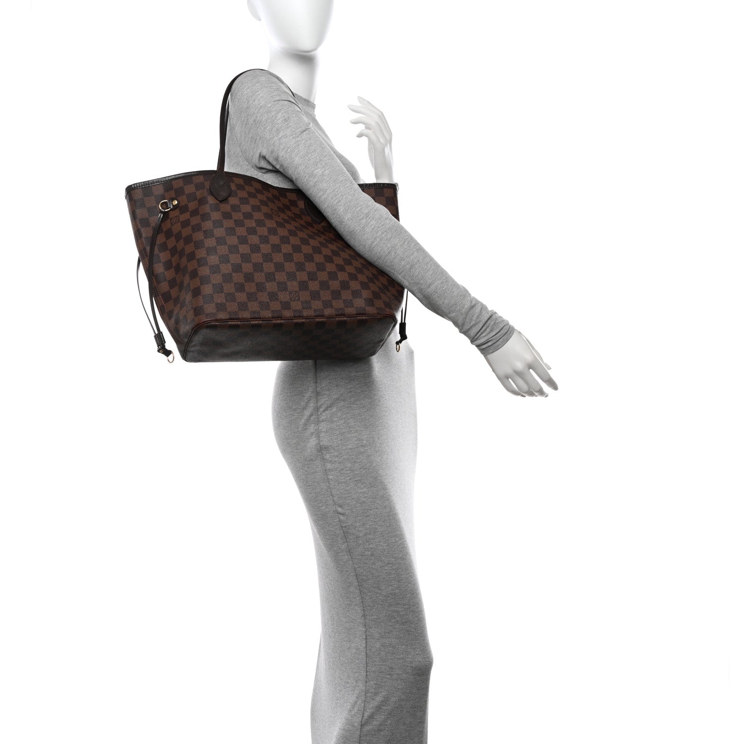 Louis Vuitton Damier Ebene Neverfull MM 2 of 11