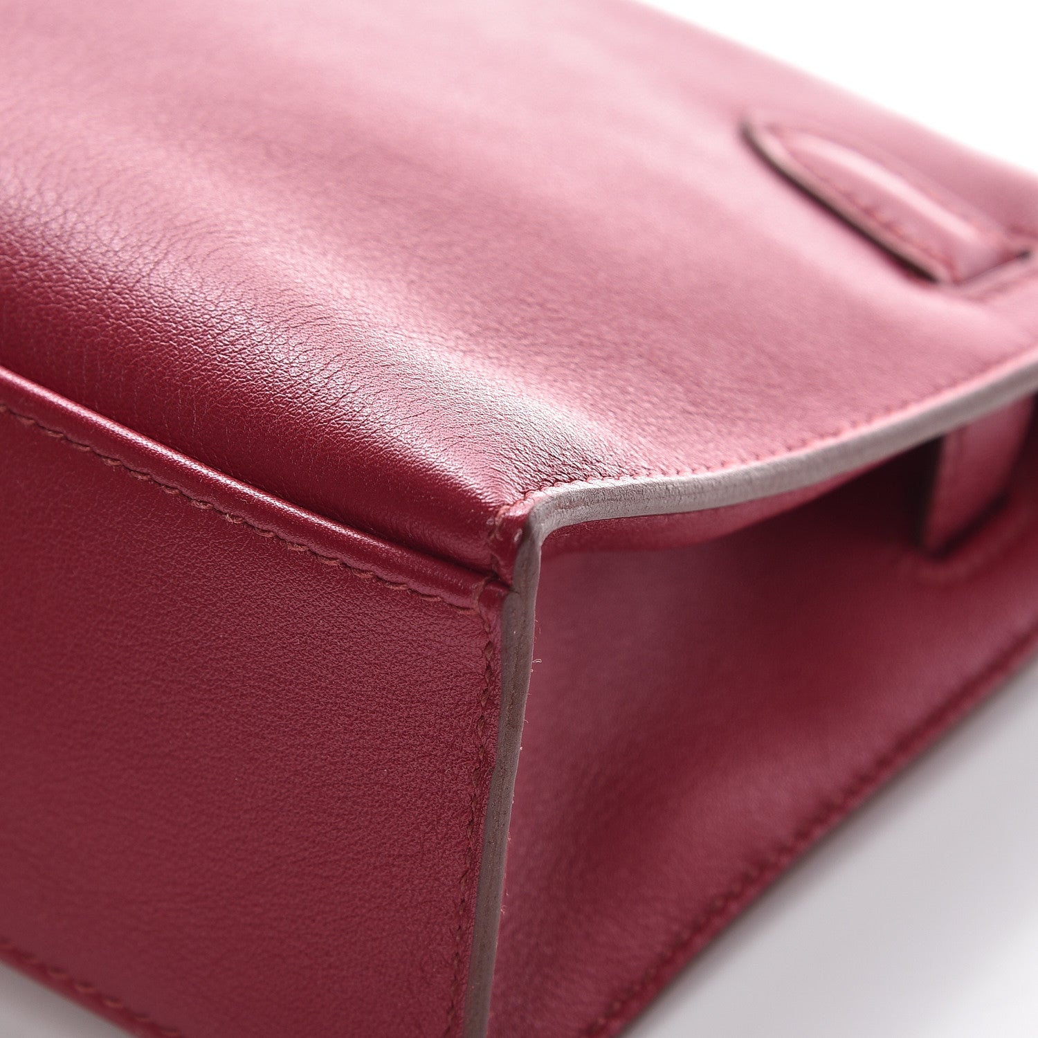 Hermes Swift Kelly Pochette Clutch Rubis 10 of 13