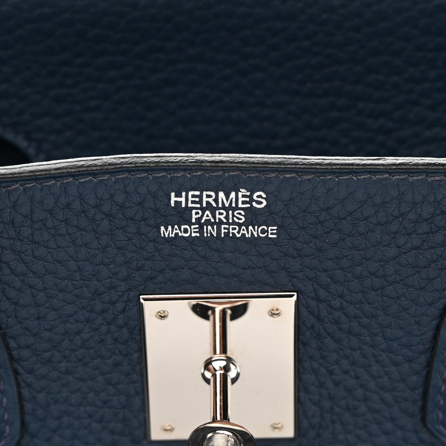 Taurillon Clemence Birkin 35 Bleu Brighton