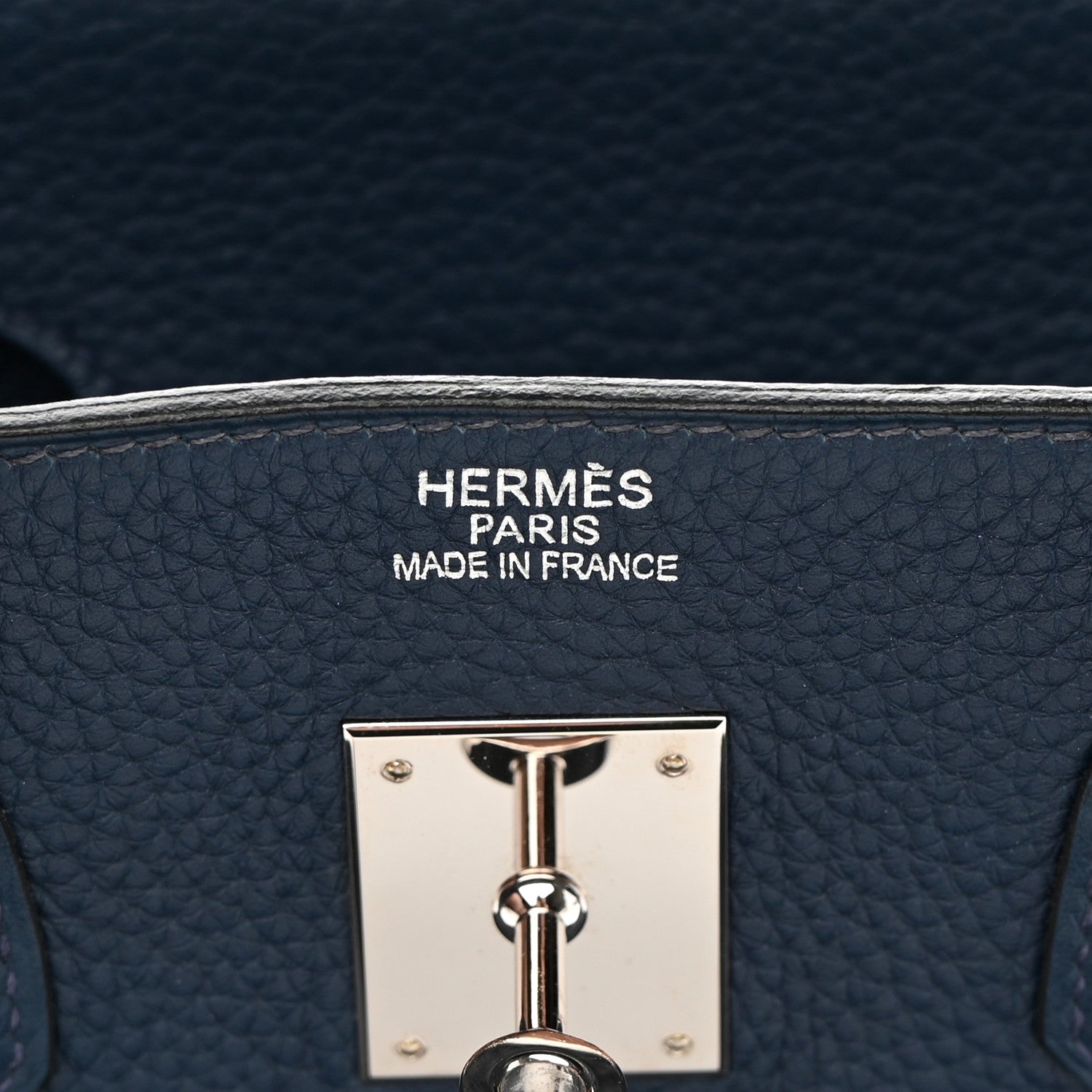 Hermes Taurillon Clemence Birkin 35 Bleu Brighton 6 of 12