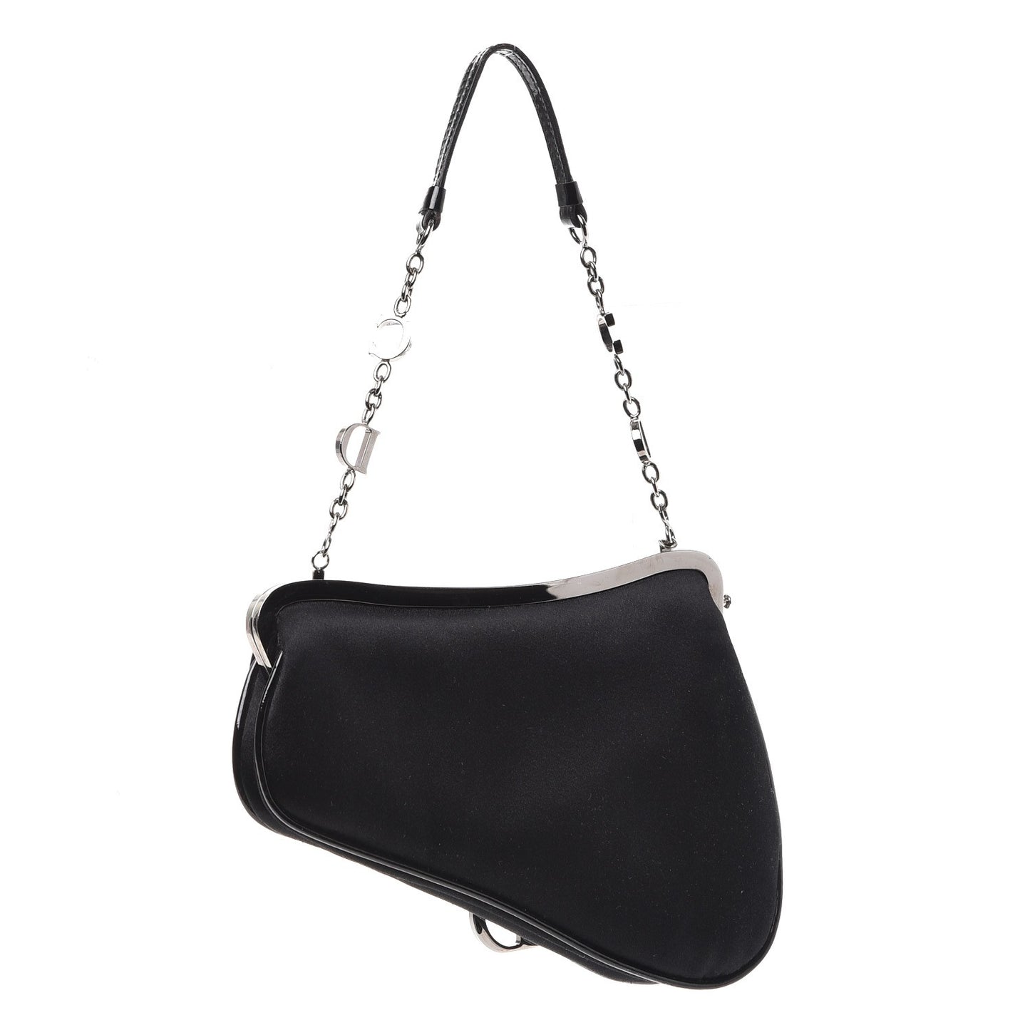 Nylon Mini Saddle Bag Black