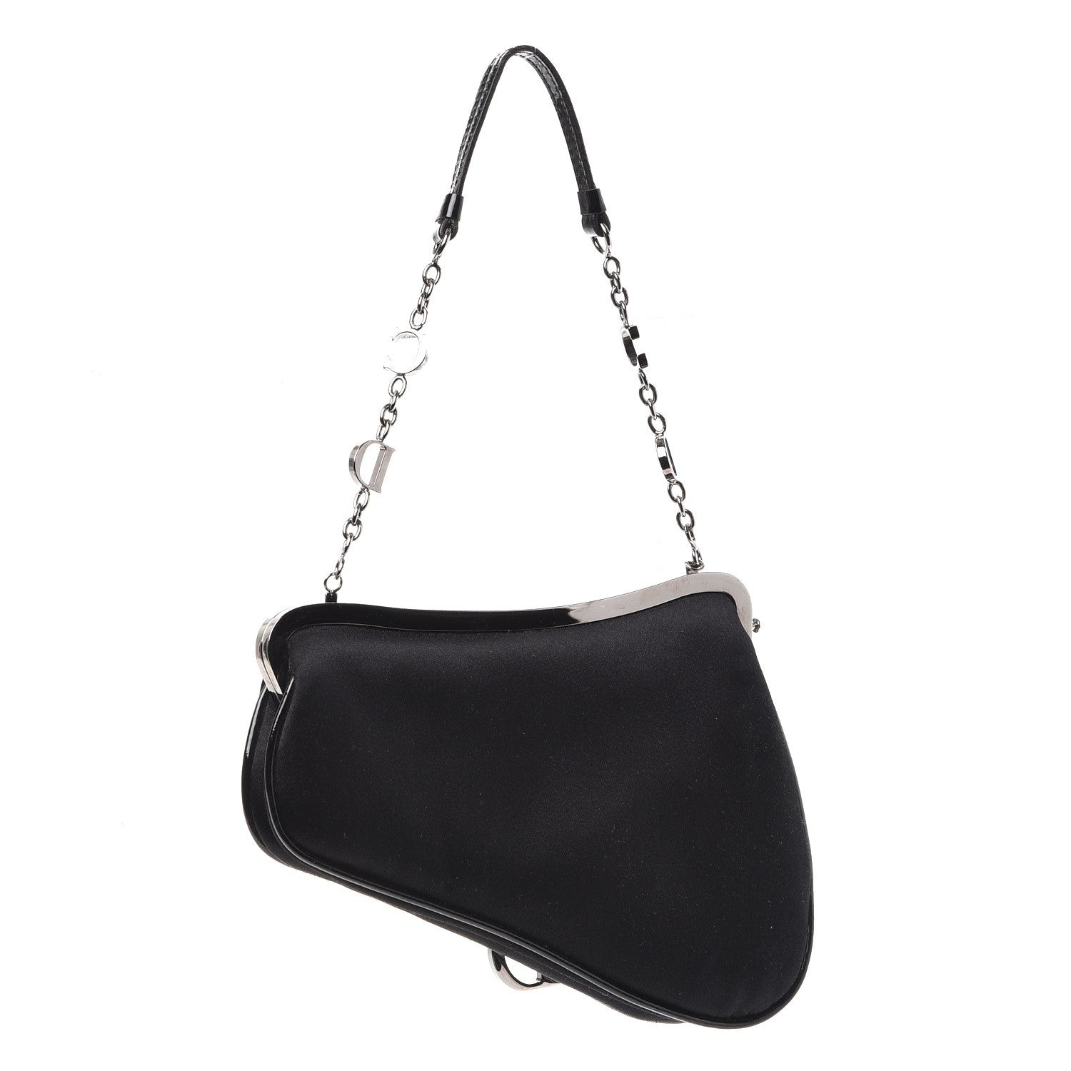 Christian Dior Nylon Mini Saddle Bag Black 4 of 8
