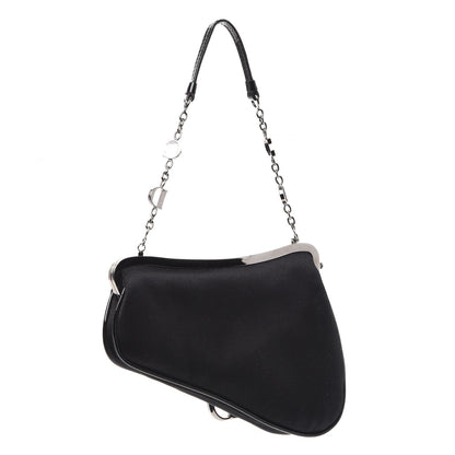 Christian Dior Nylon Mini Saddle Bag Black 4 of 8