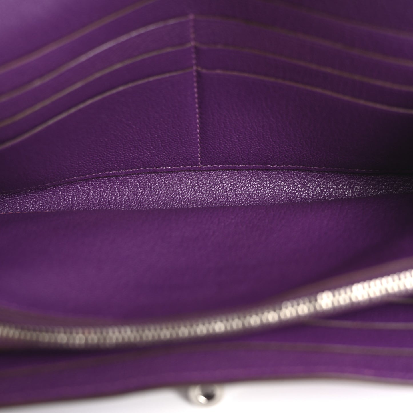 Chevre Mysore Kelly Longue Wallet Violet