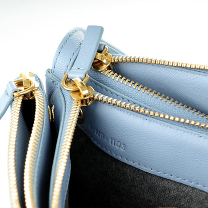 Celine Lambskin Small Trio Crossbody Bag Lavender 7 of 7