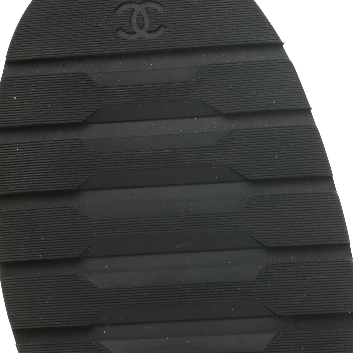 Chanel Shiny Calfskin Quilted Lace Up Combat Boots 38.5 Black 7 of 14