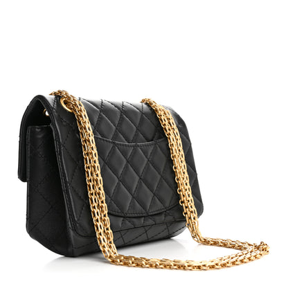 Chanel Calfskin Quilted 2.55 Reissue Mini Flap Black 3 of 10