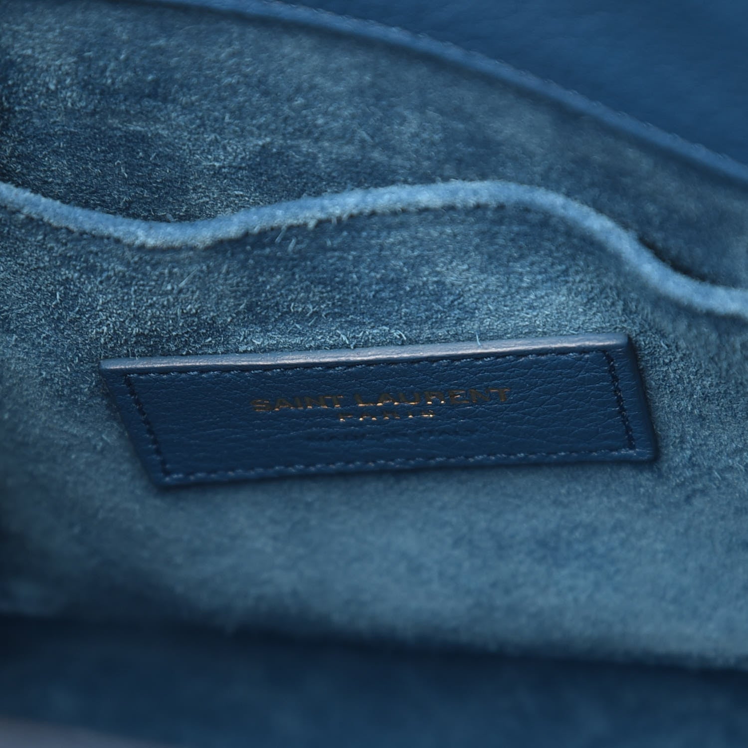 Saint Laurent Calfskin Baby Sac de Jour Indigo 6 of 11