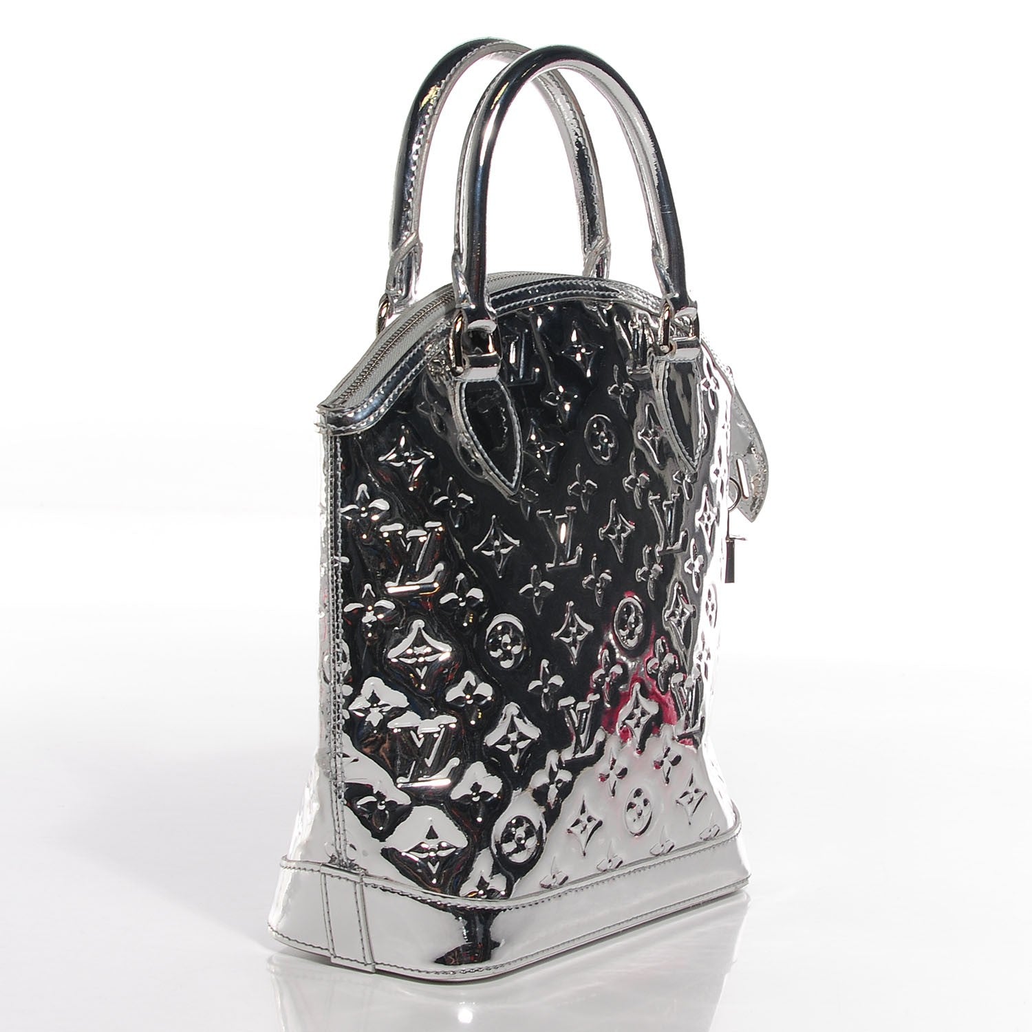 Louis Vuitton Monogram Miroir Lockit Silver 3 of 7