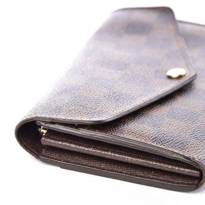 Louis Vuitton Damier Ebene Sarah Wallet NM 7 of 8
