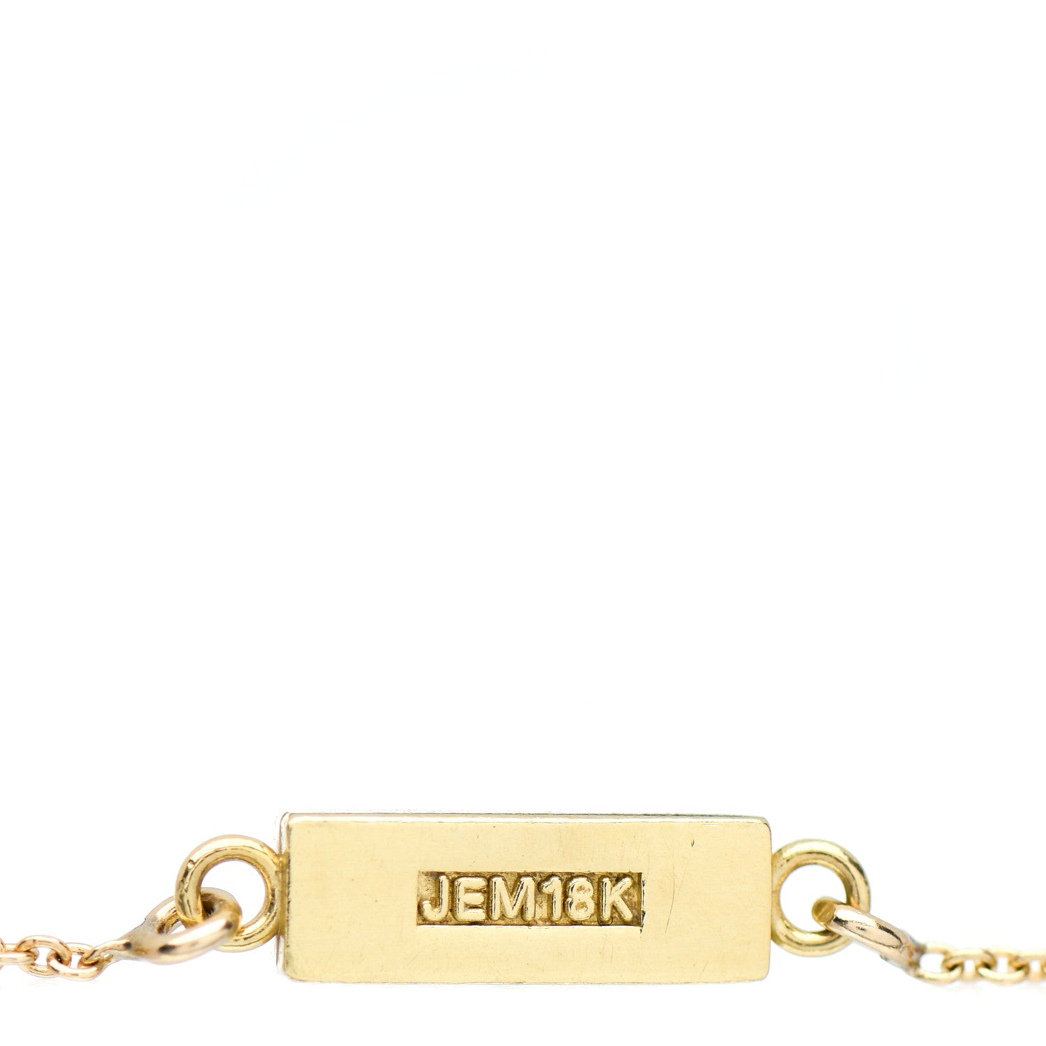 Jennifer Meyer 18K Yellow Gold Turquoise Inlay Bar Bracelet 4 of 4