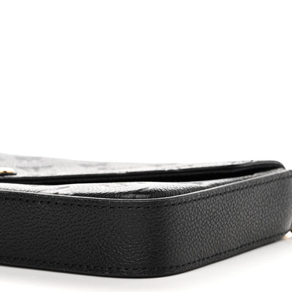 Louis Vuitton Empreinte Pochette Felicie Chain Wallet Black 9 of 9