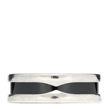 Bulgari Sterling Silver Ceramic Save The Children One-Band Ring 53 6.25 3 of 6