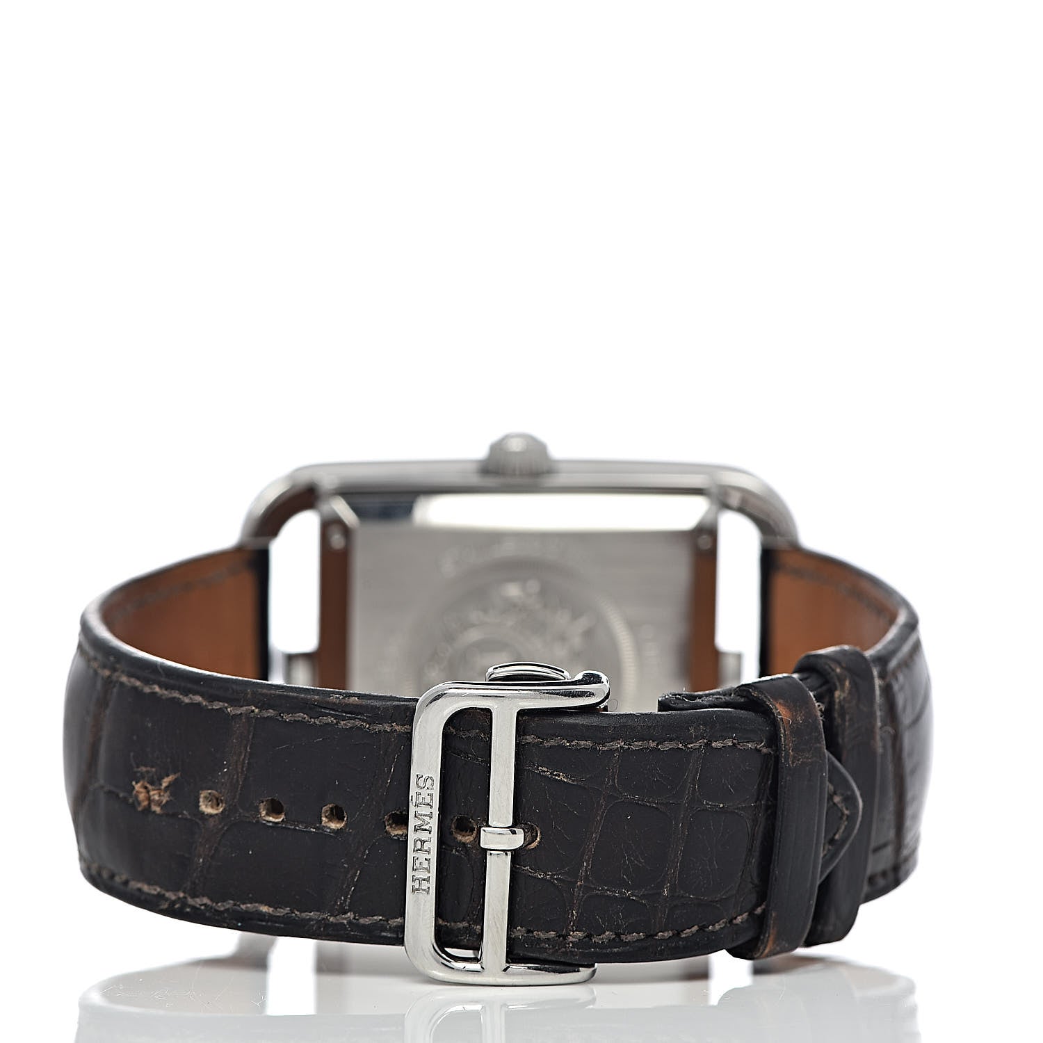 Hermes Stainless Steel Alligator 36mm Cape Cod Automatic Watch Havane 4 of 11