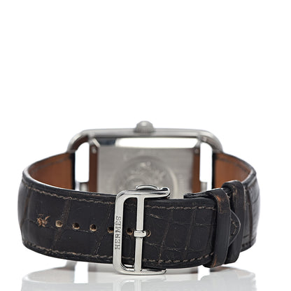 Hermes Stainless Steel Alligator 36mm Cape Cod Automatic Watch Havane 4 of 11