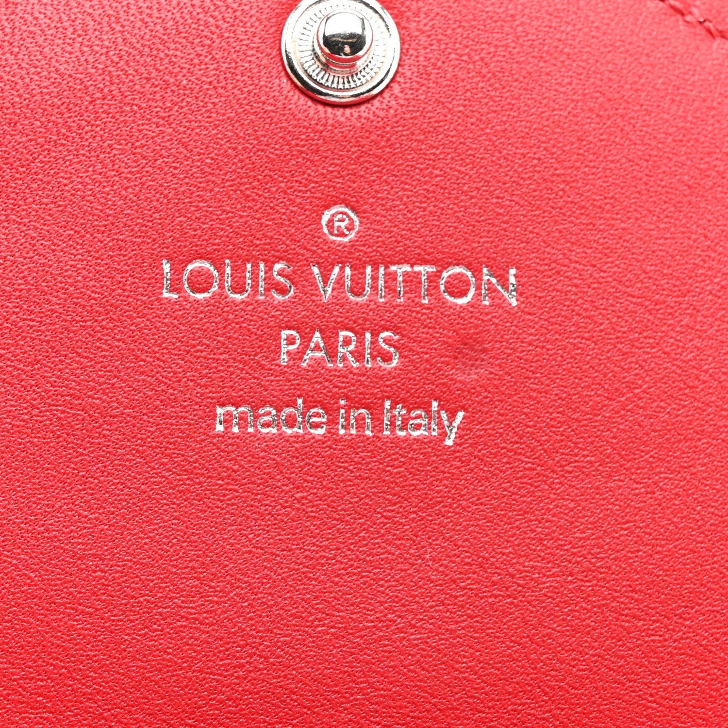 Louis Vuitton Calfskin New Wave Long Wallet Rouge 6 of 7