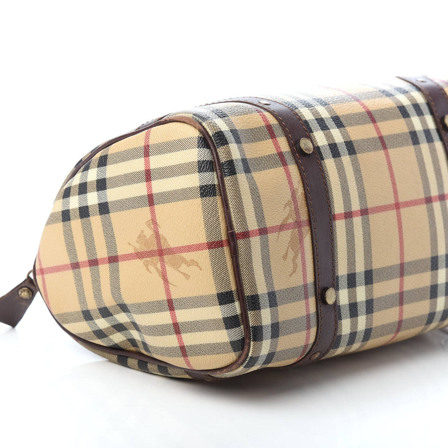 Haymarket Check Studded Bowler Brown
