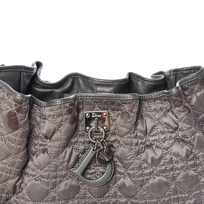 Christian Dior Nylon Cannage Tote Gray 18 of 18