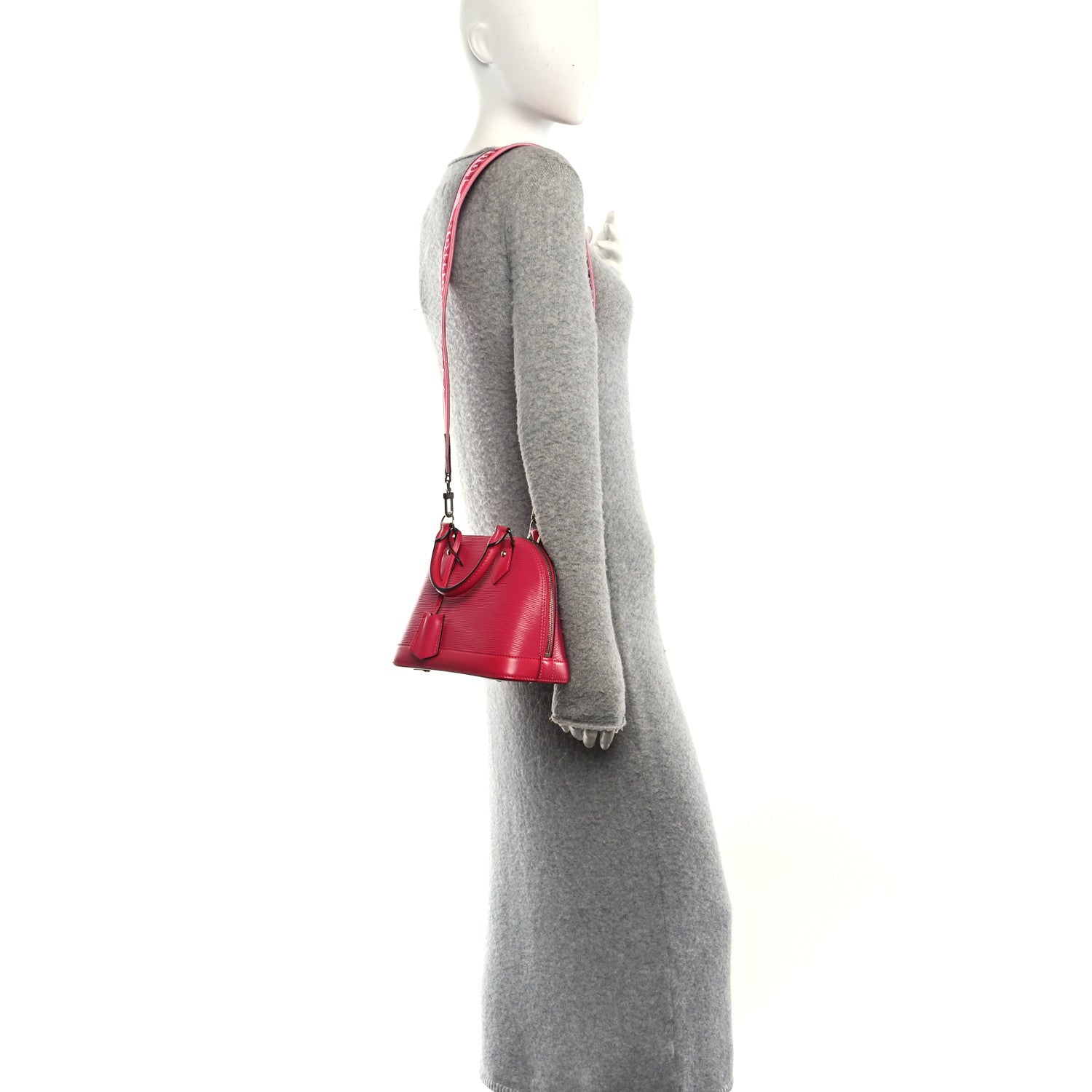 Louis Vuitton Epi Jacquard Alma BB Rose Pondicherry 2 of 10