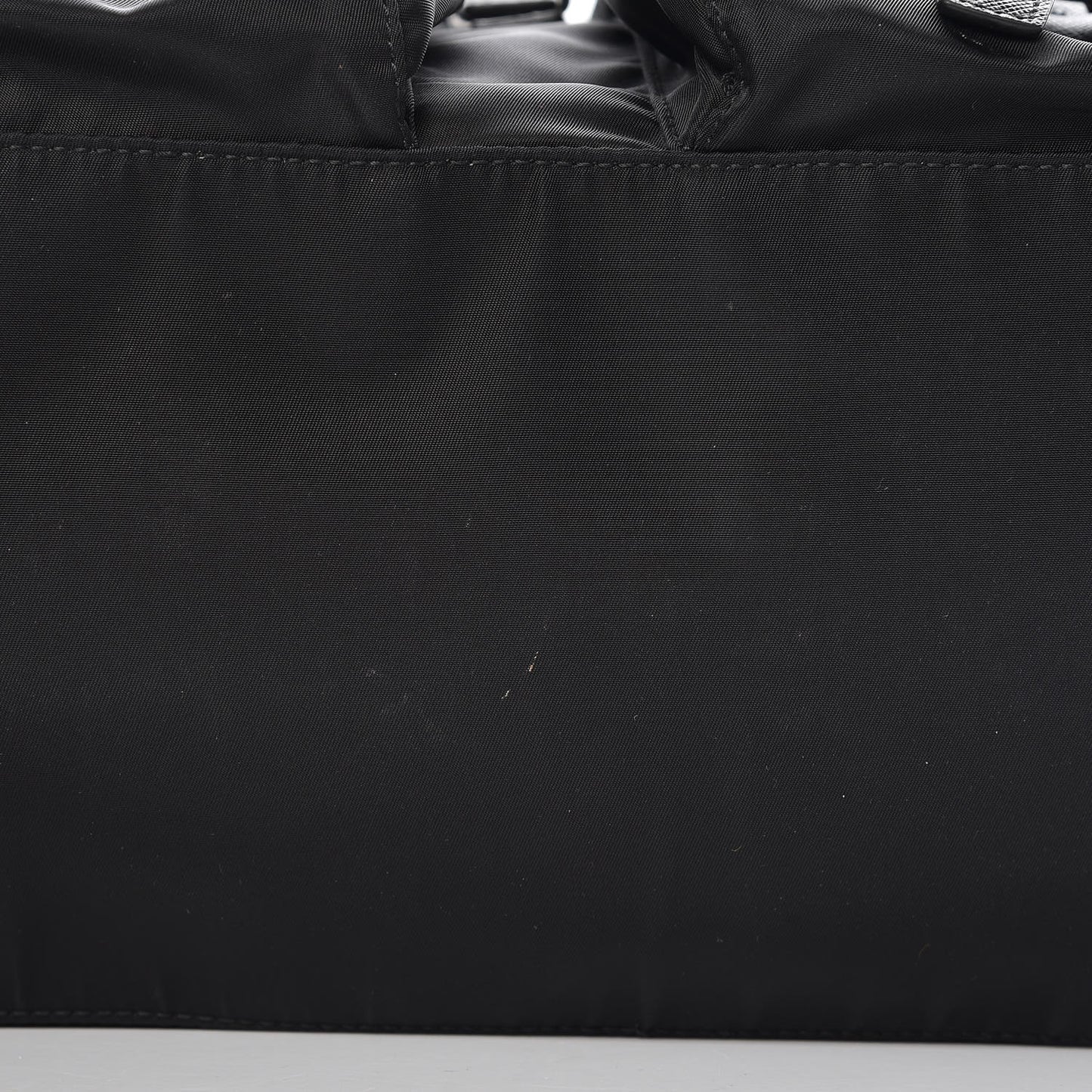 Tessuto Nylon Saffiano Robot Backpack Black