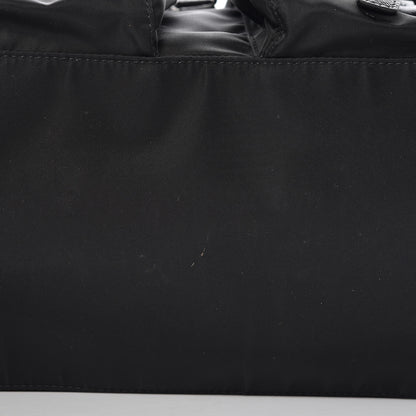 Prada Tessuto Nylon Saffiano Robot Backpack Black 10 of 12