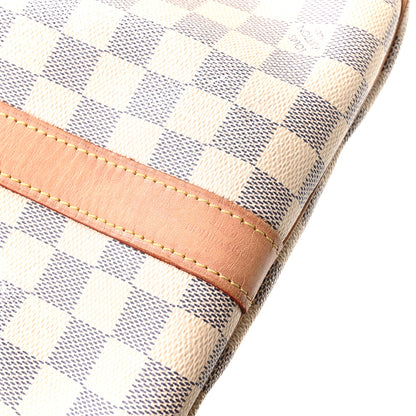 Louis Vuitton Damier Azur Keepall Bandouliere 55 7 of 11