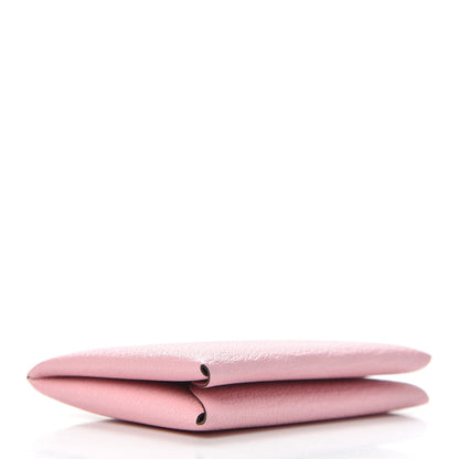 Hermes Chevre Mysore Calvi Card Case Rose Sakura 4 of 8