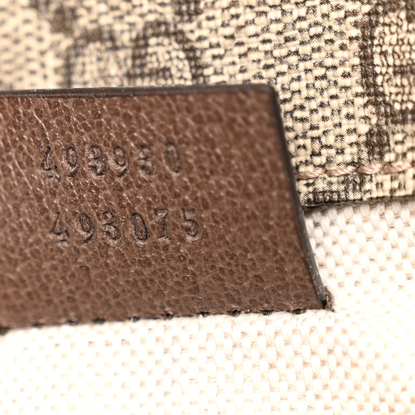 GG Supreme Monogram Neo Vintage Web Belt Bag Brown