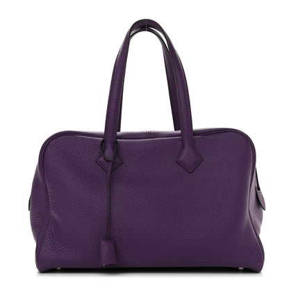 Hermes Taurillon Clemence Victoria II 35 Ultraviolet 1 of 13