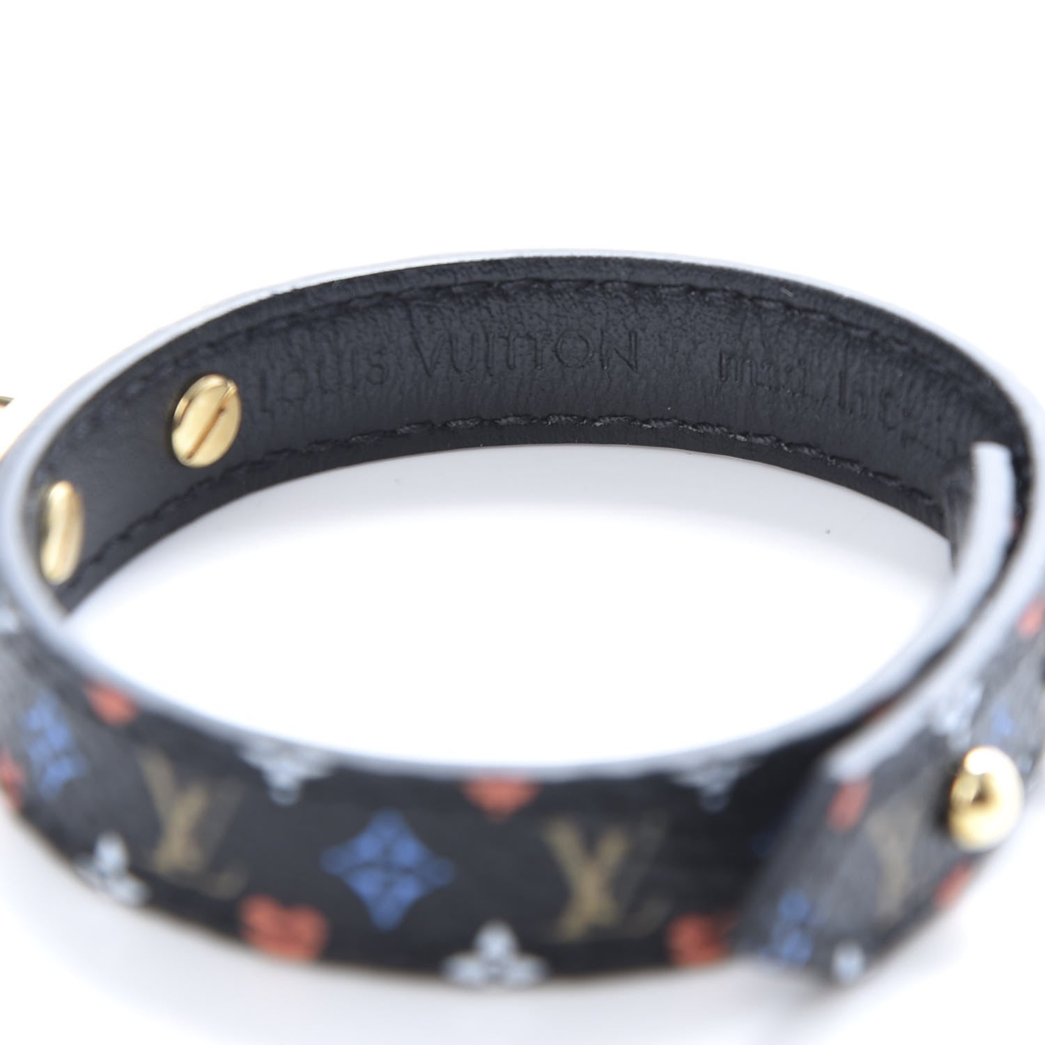 Louis Vuitton Game On Bracelet 17 Black 5 of 5