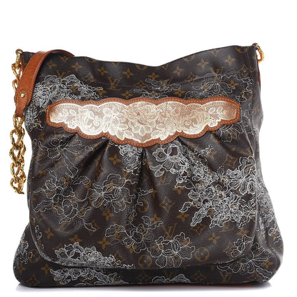 Louis Vuitton Monogram Dentelle Fersen Silver 1 of 10