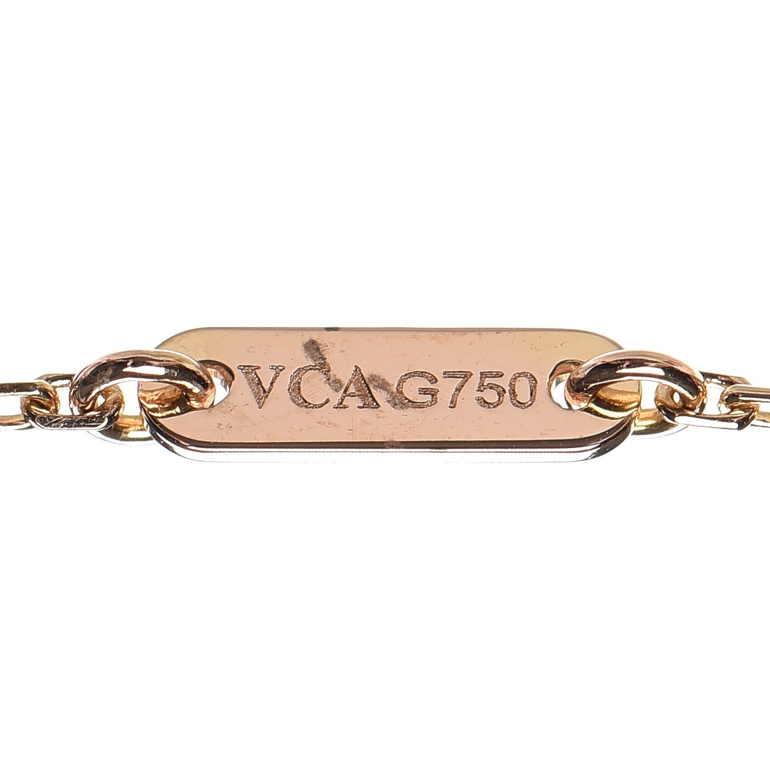Van Cleef & Arpels 18K Rose Gold Sweet Alhambra Pendant Necklace 5 of 5