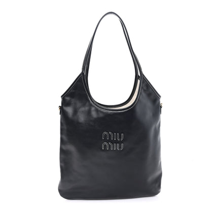 Miu Miu Nappa Ivy Bag Black 1 of 9