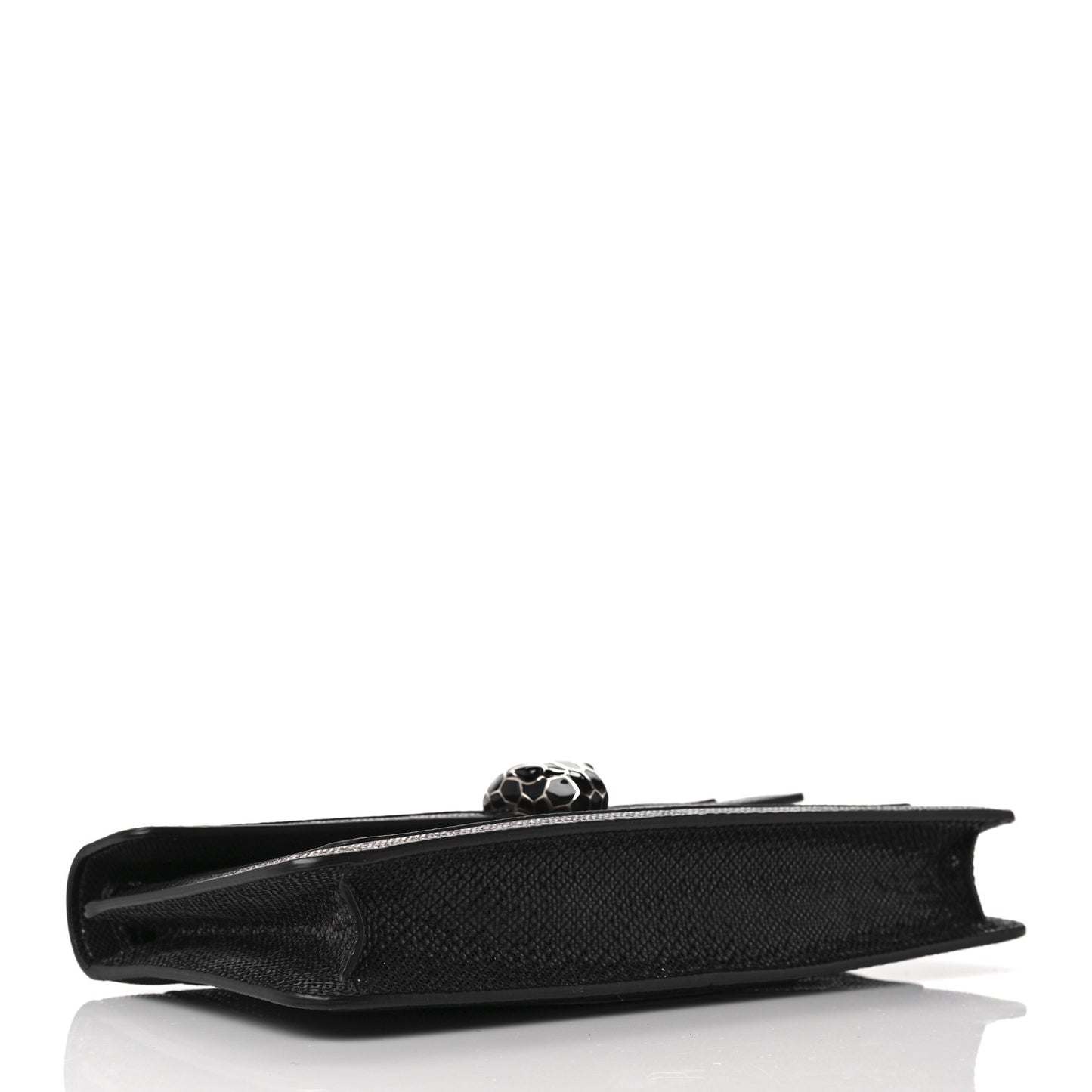 Karung Serpenti Forever Chain Wallet Black