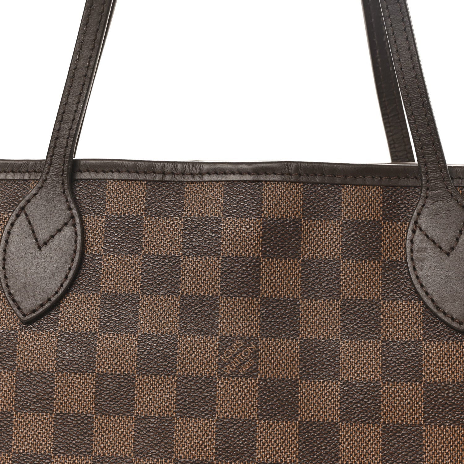 Louis Vuitton Damier Ebene Neo Neverfull MM Rose Ballerine 9 of 12