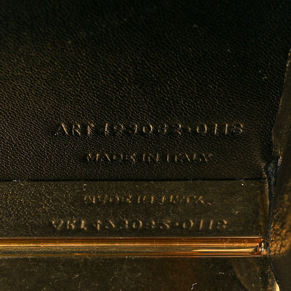 Saint Laurent Plexiglass Monogram Minaudiere Tuxedo Box Clutch Black 6 of 9