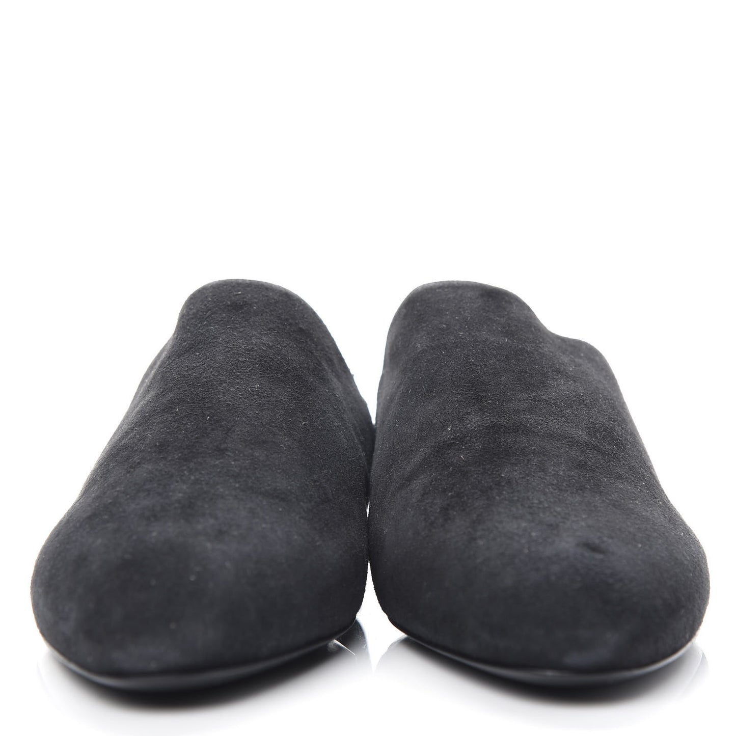 Suede Slingback Mules 35 Black
