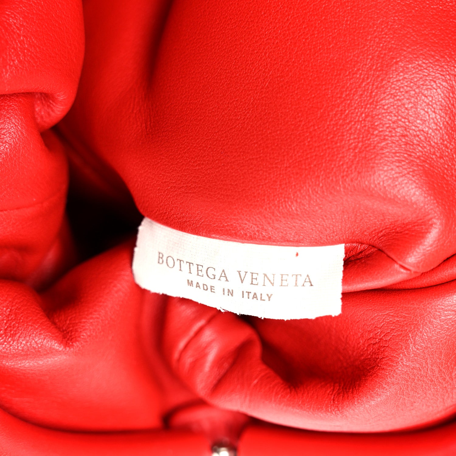 Bottega Veneta Butter Calfskin The Mini Pouch Red 1868207