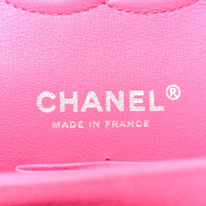 Chanel Iridescent Caviar Quilted Medium Double Flap Pink 6 of 16