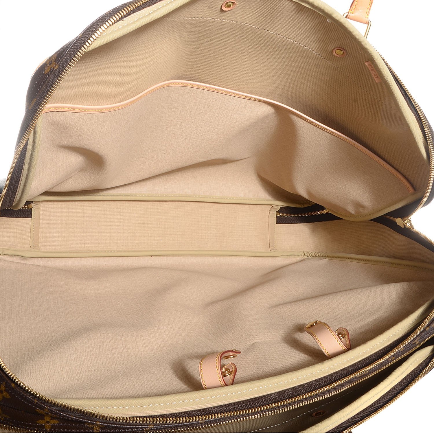 Louis Vuitton Monogram Alize 2 Compartment Luggage Travel Bag 6 of 8