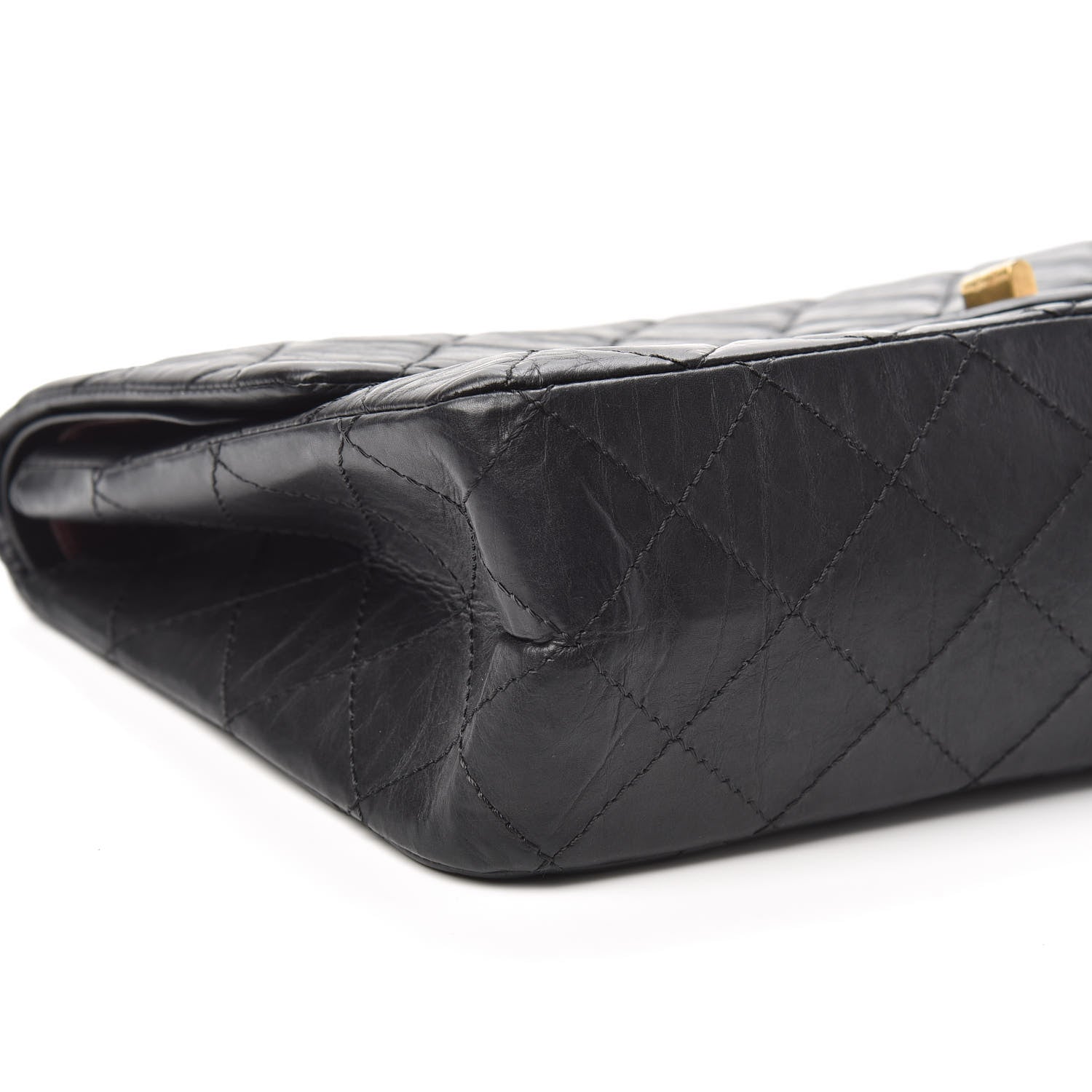 Chanel Aged Calfskin Quilted 2.55 Reissue 226 Flap Black 9 of 13
